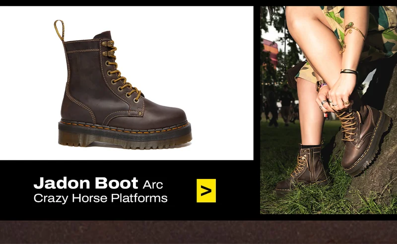 Jadon Boot Arc Crazy Horse Platforms