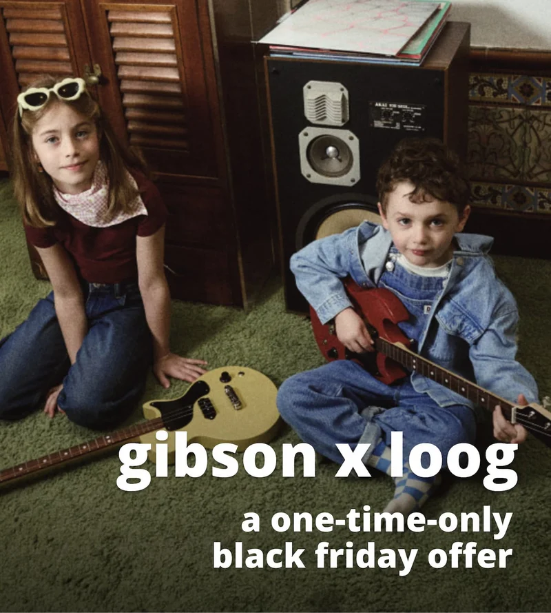 gibson x loog: a one-time-only black friday offer