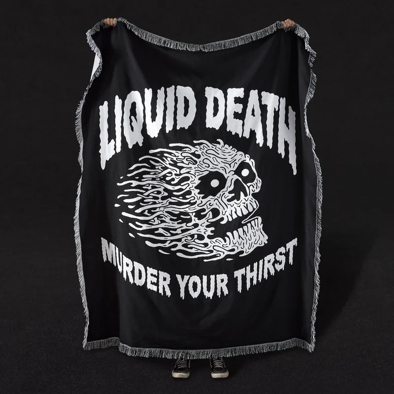Image of Instant Death Woven Blanket