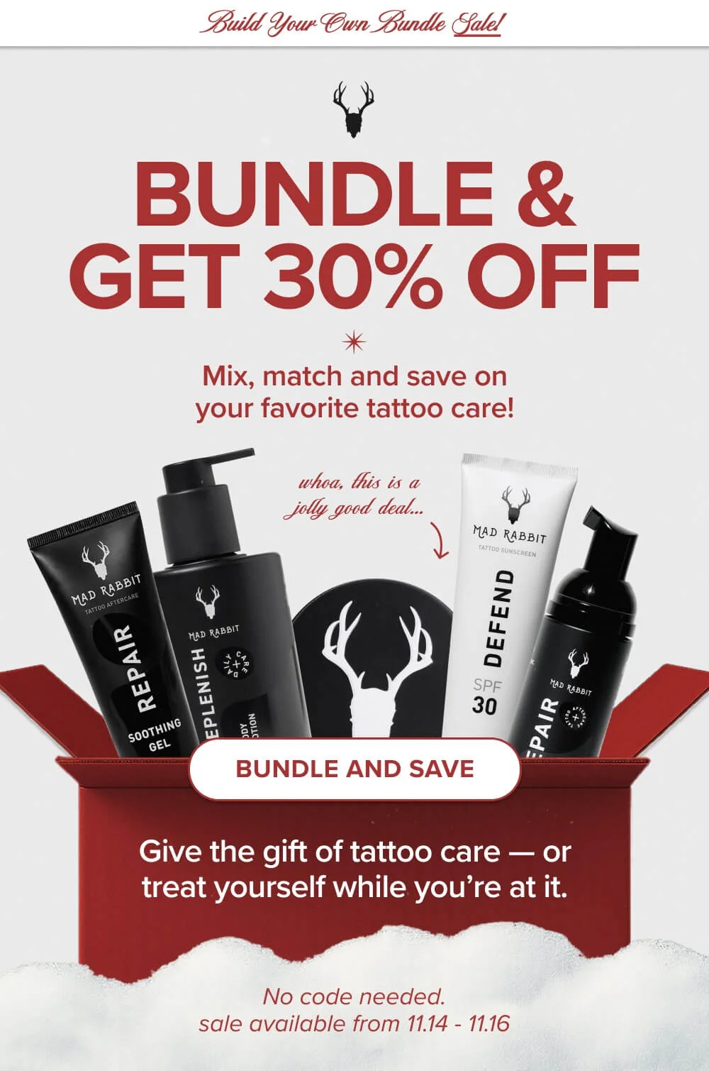 BUNDLE & GET 30% OFF