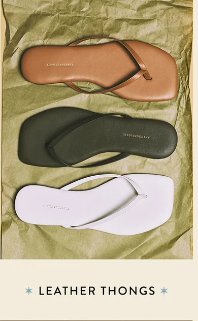 leather thongs