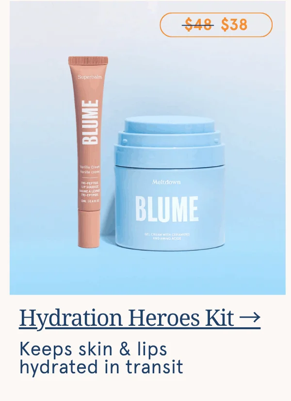 Hydration Heroes Kit: Keeps skin & lips hydrated in transit