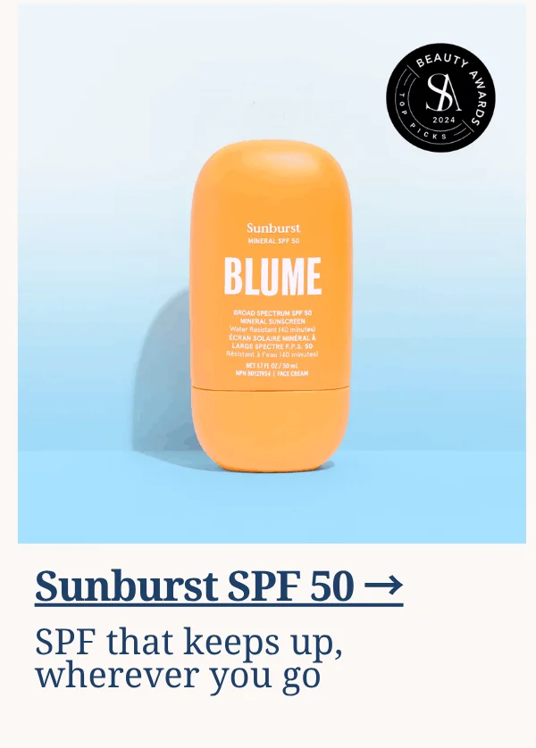 Sunburst SPF 50: SPF that keeps up, wherever you go