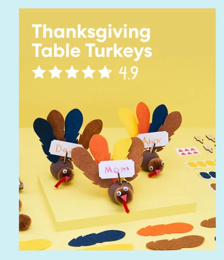 Thanksgiving Table Turkeys