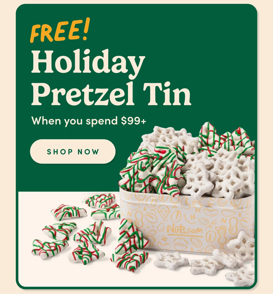 FREE! Holiday Tin With any $99+ purchase; Redeem Now