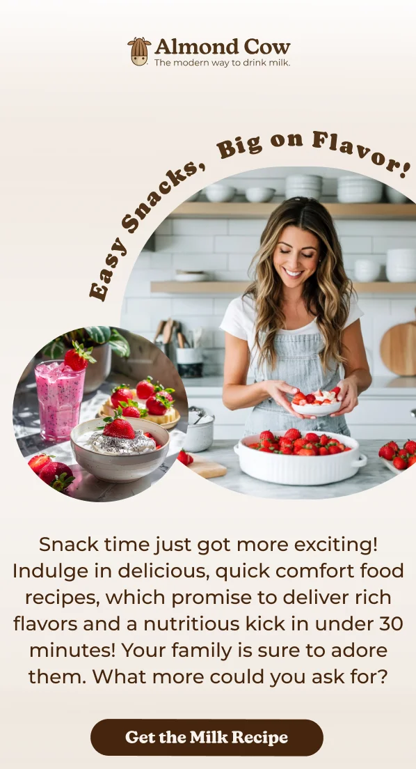 Snack time just got more exciting! Indulge in delicious, quick comfort food recipes, which promise to deliver rich flavors and a nutritious kick&nbsp;in under 30 minutes! Your family is sure to adore them. What more could you ask for?