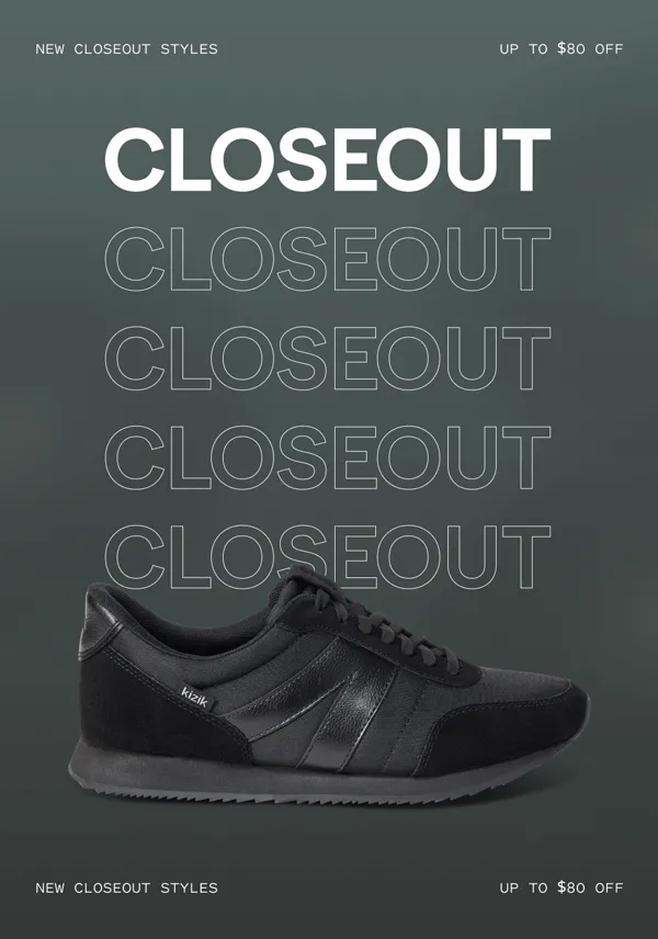NEW closeout styles!