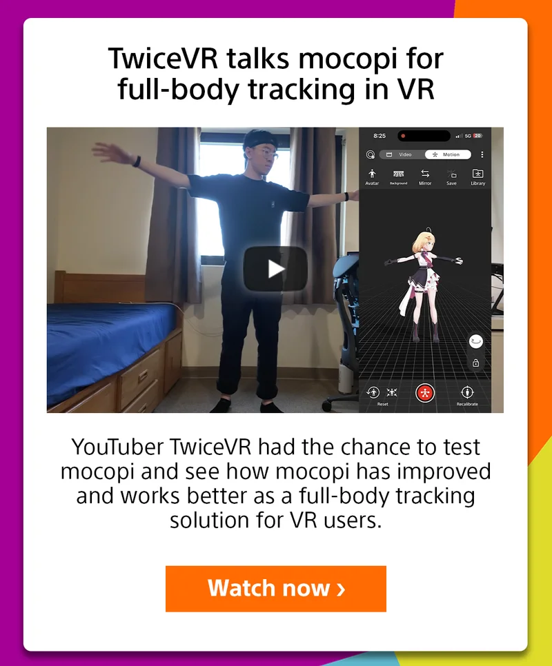 TwiceVR talks mocopi for full-body tracking in VR | Watch now