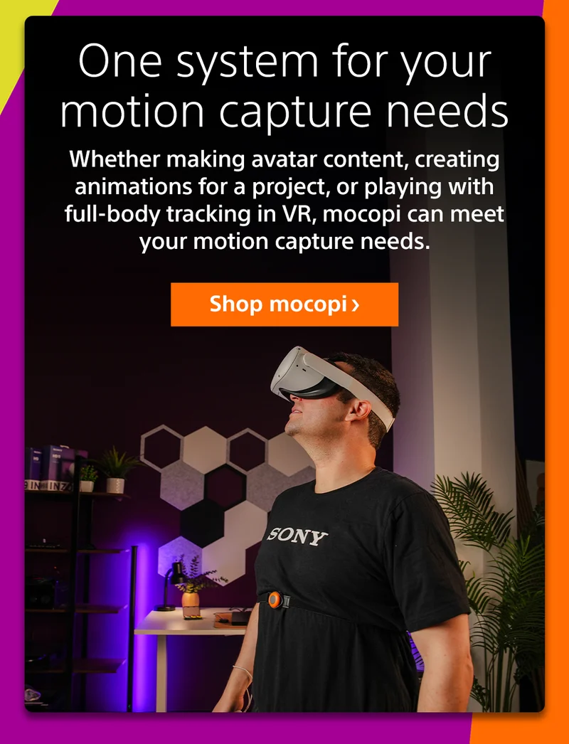 One system for motion capture needs | Shop mocopi