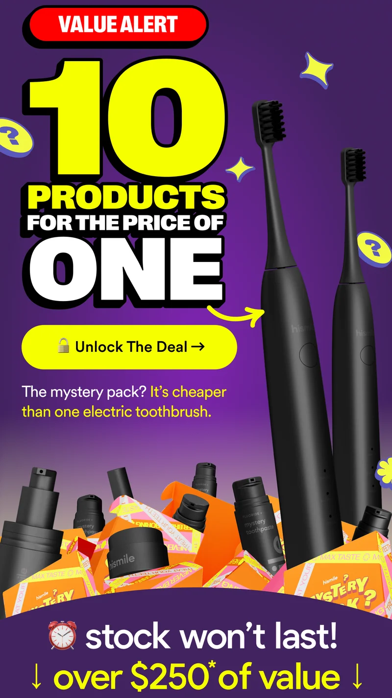 VALUE ALERT. 10 PRODUCTS FOR THE PRICE OF ONE. Unlock The Deal.