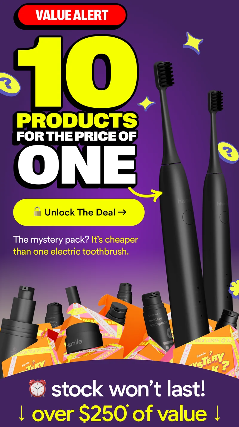 VALUE ALERT. 10 PRODUCTS FOR THE PRICE OF ONE. Unlock The Deal.