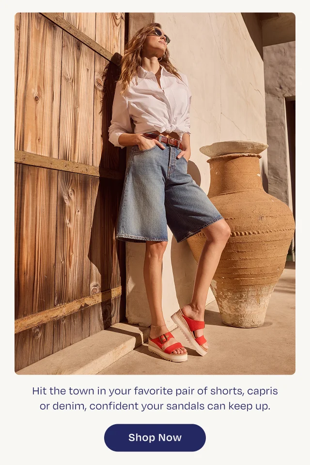 Diana Mule Buckle Wedge Sandal - Image