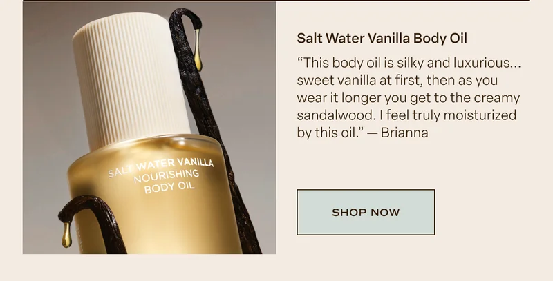 Salt Water Vanilla Body Oil