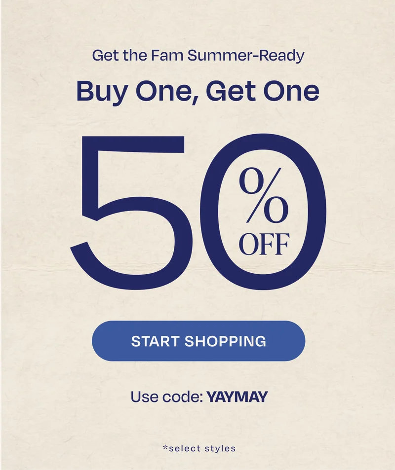 Buy One, Get One 50% Off Select Styles