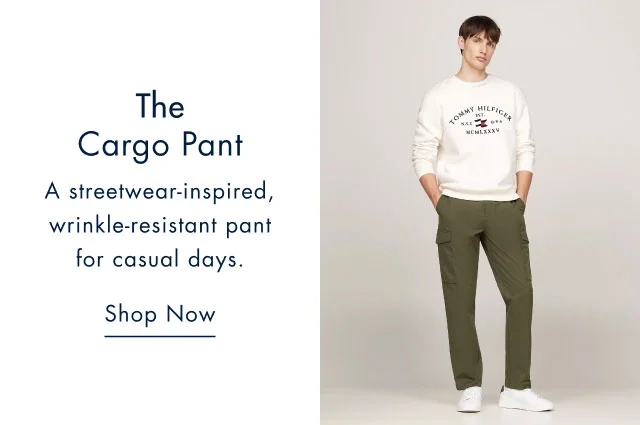 The cargo pant                                            a streetwear-inspired, wrinkle-resistant pant for casual days.                                            Shop now