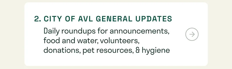 City of AVL general updates
