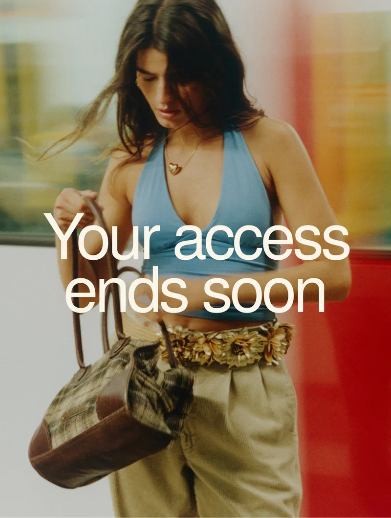 Your access ends soon
