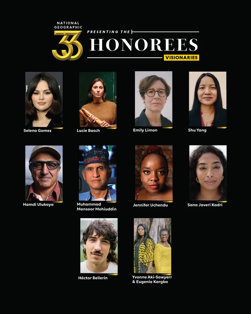 Portraits of National Geographic's Visionary honorees