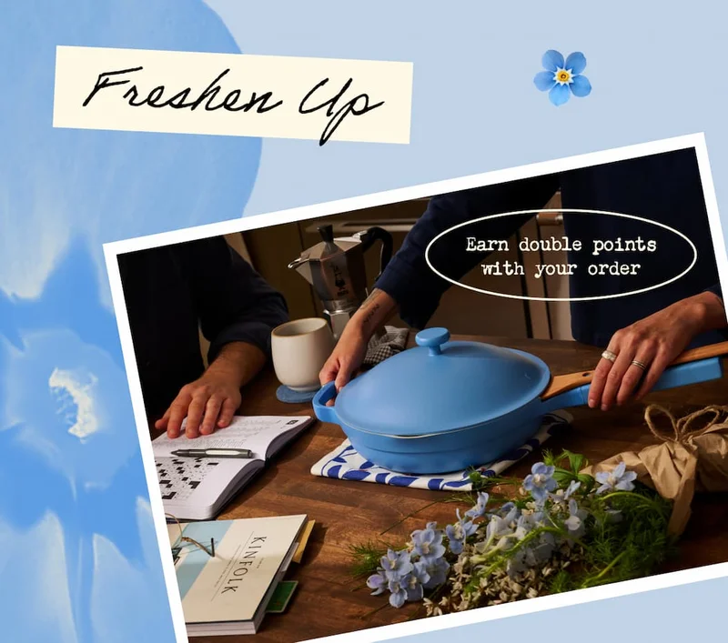 Freshen Up | Earn double points with your order
