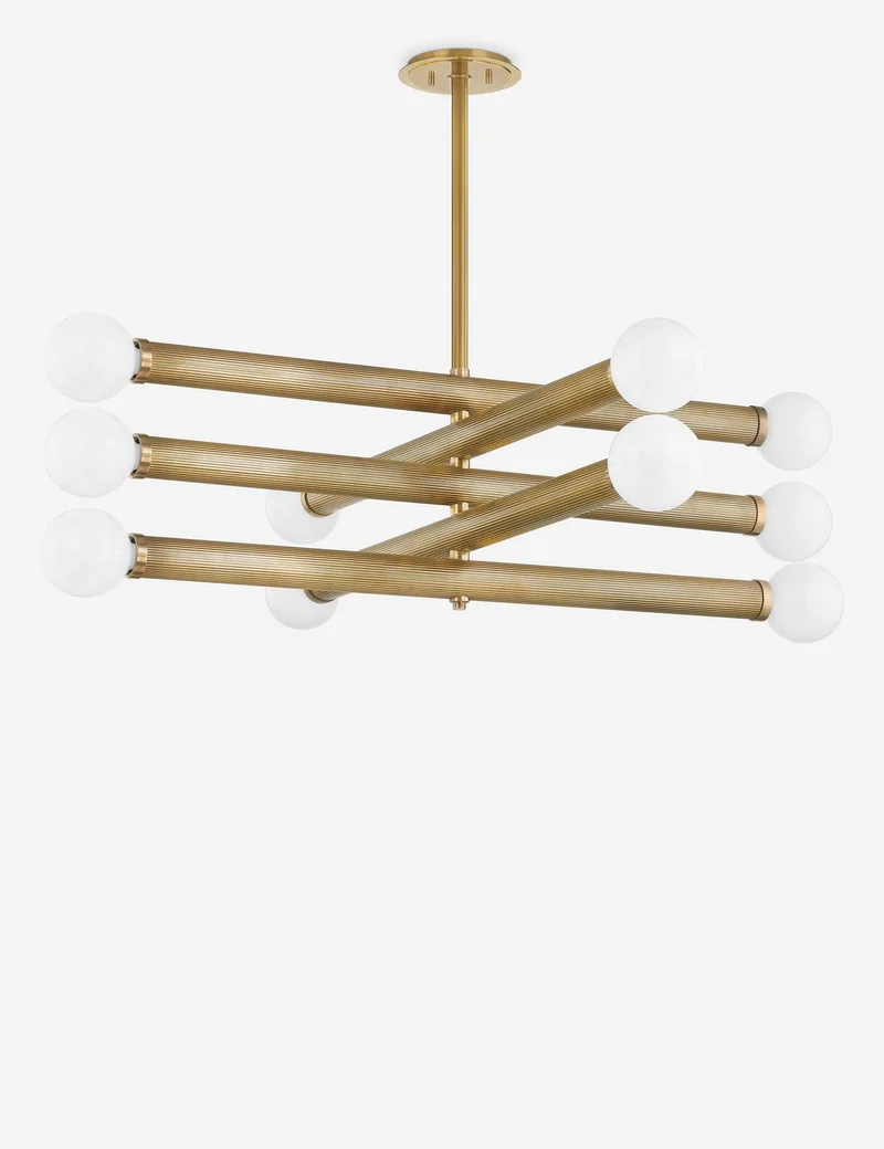 Image of Logi Chandelier, Brass