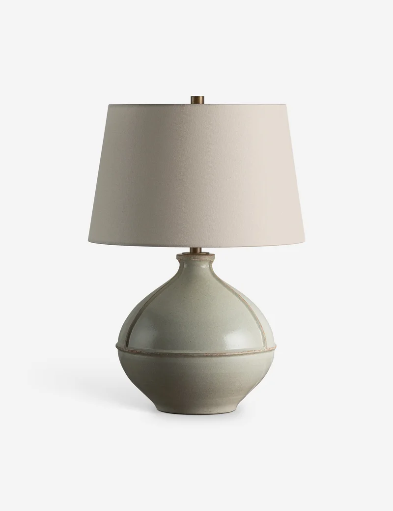 Image of Graza Table Lamp, Light Sage
