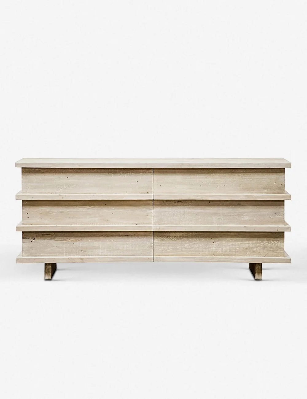 Image of Corliss 6-Drawer Dresser, White Wash