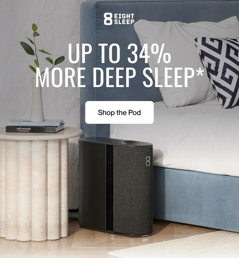 Up to 34%  more deep sleep*
