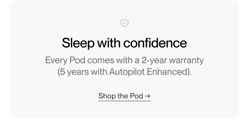 Sleep with confidence
