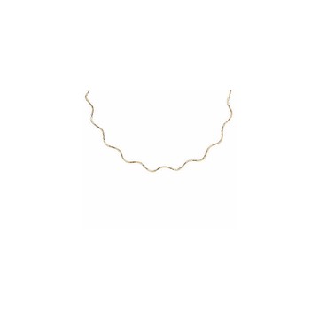 Choice of Faceted Round Spiral Necklaces 14K Gold