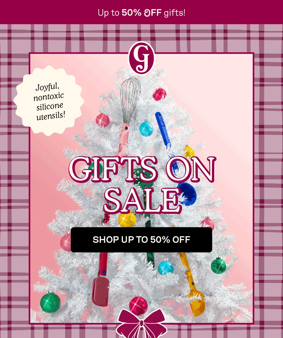 Up to 50% off gifts!