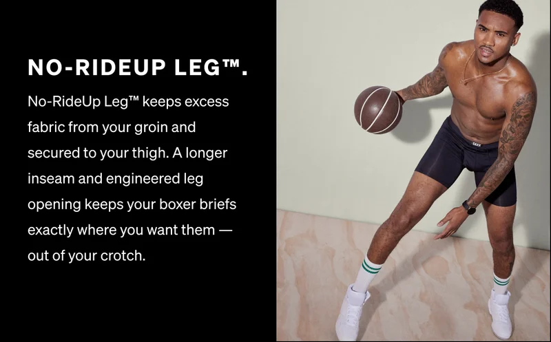 No-RideUp Leg™.