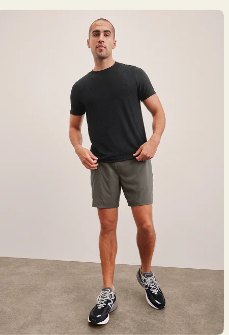 Always Beyond Men's Crew Tee 2.0 in Darkest Night