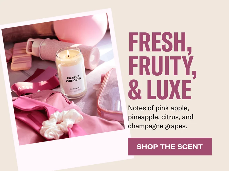 Fresh, fruity, & Luxe | Notes of pink apple, pineapple, citrus, and champagne grapes. | Shop the scent