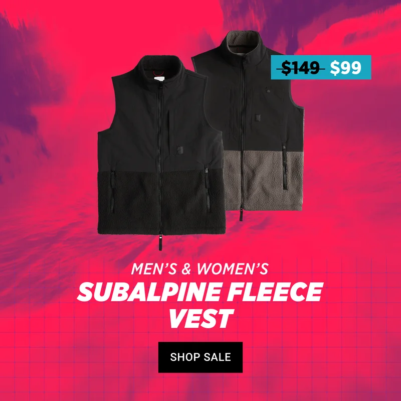 Subalpine Fleece Vest - Up to 70% Off