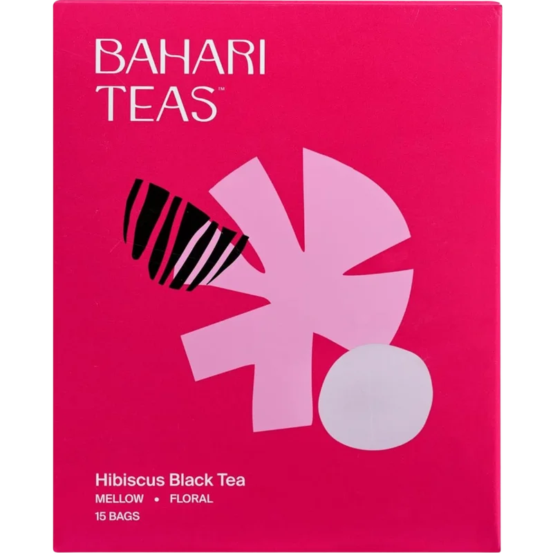 Image of Bahari Teas Hibiscus Strawberry Black Tea