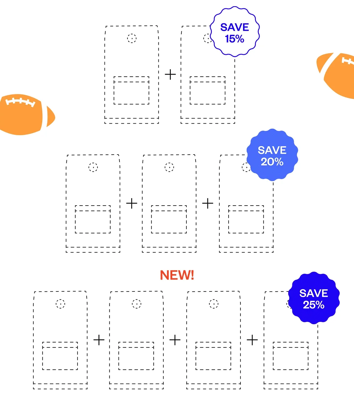 2 -15% 3-save 20% 4 Save 25% 2 -15% 3-save 20% 4 Save 25%