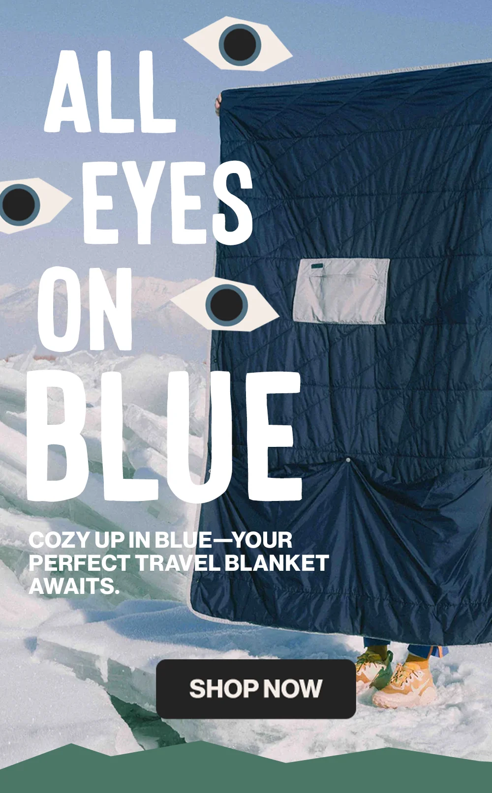 cozy up in blue