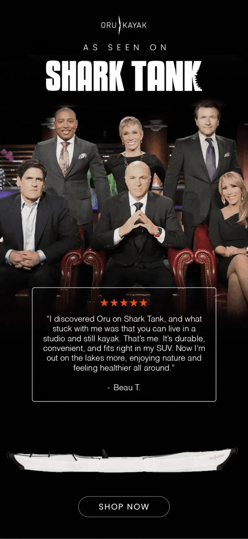 As Shown on Shark Tank, Get up to 40% off Sitewide.