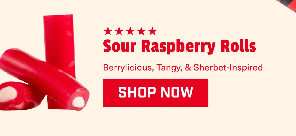 Sour Raspberry Rolls