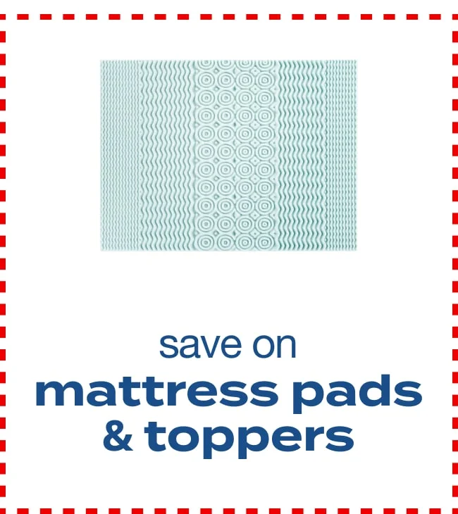 save on mattress pads and toppers