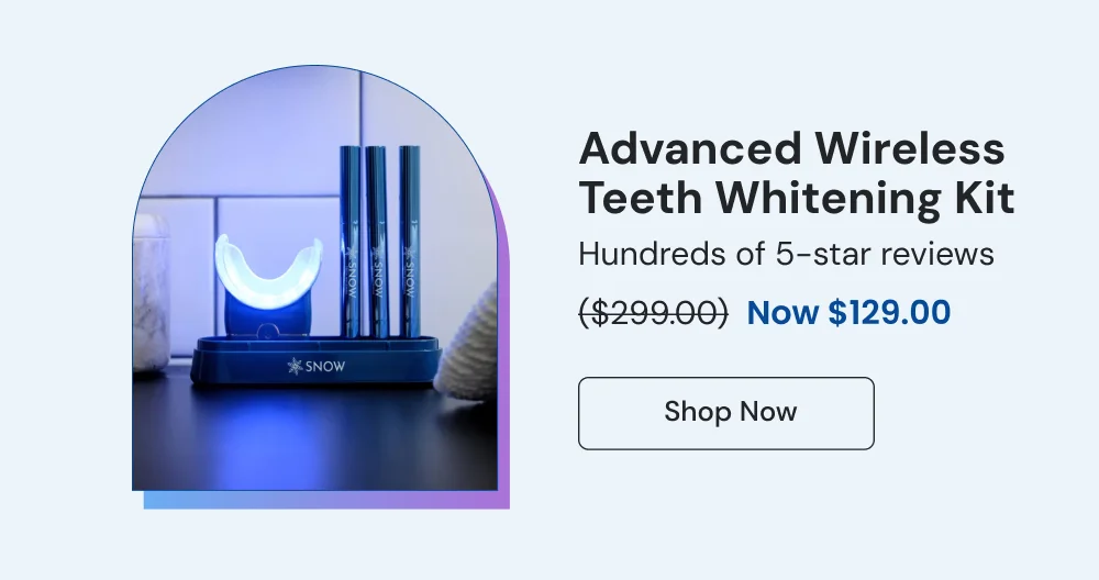 Advanced Wireless Teeth Whitening Kit. Only $129 [SHOP NOW]