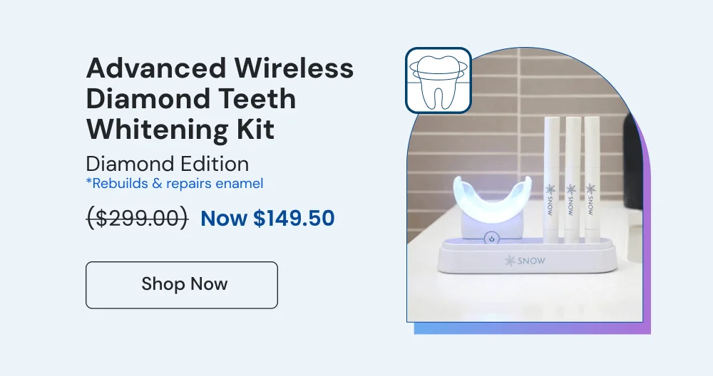 Advanced Wireless Diamond Teeth Whitening Kit. Only $149.50 [SHOP NOW]