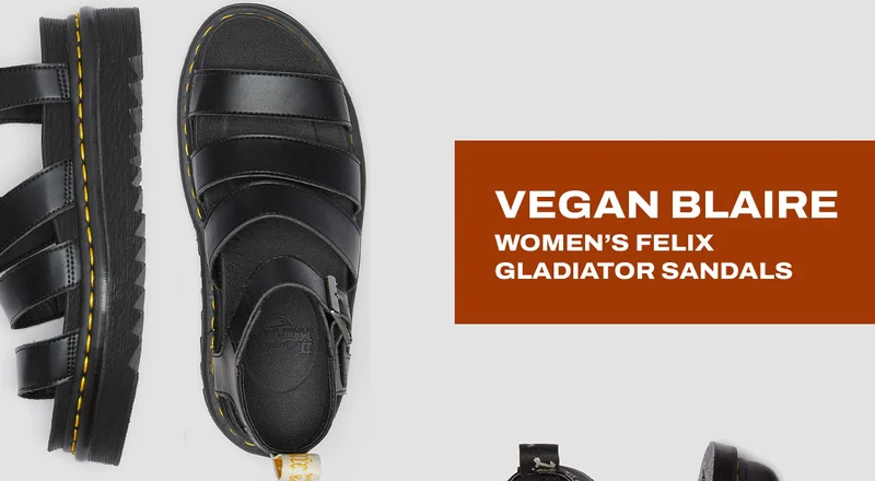 VEGAN BLAIRE WOMENS FELIX GLADIATOR SANDALS