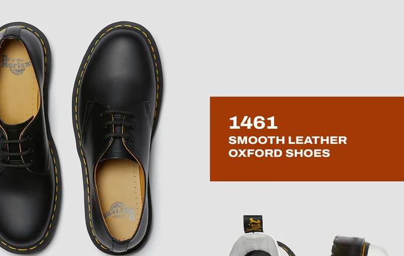 1461 SMOOTH LEATHER OXFORD SHOES