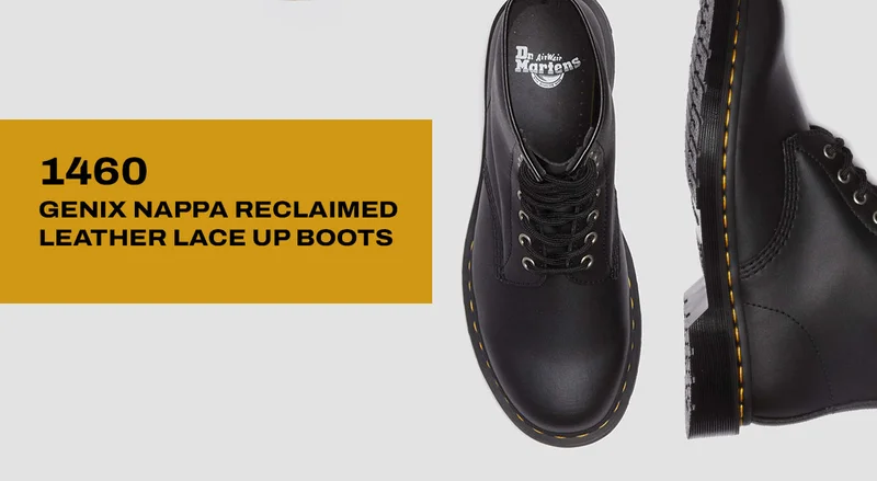 1460 GENIX NAPPA LEATHER LACE UP BOOTS