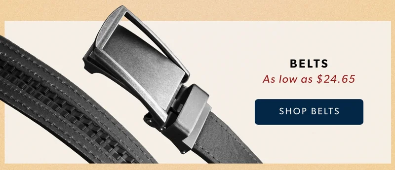 BELTS as low as $24.65
