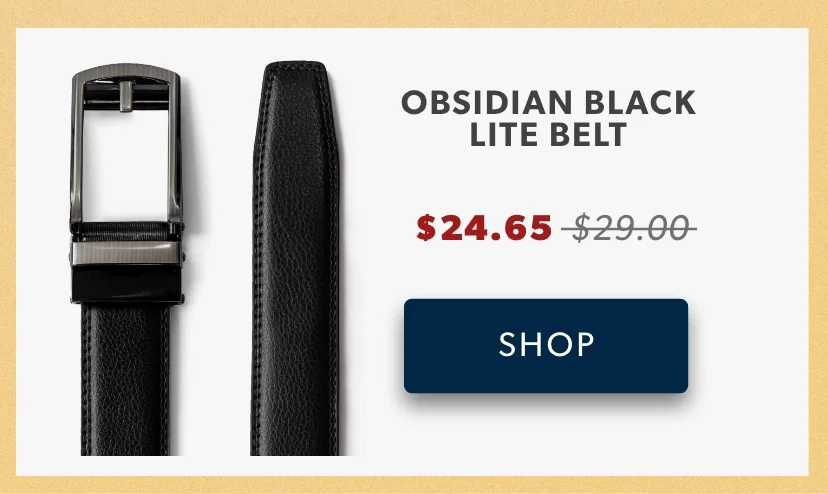 Shop Obsidian Black Lite Belt Shop Obsidian Black Lite Belt