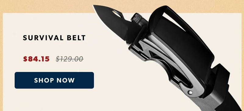 Survival Belt as low as $84.15