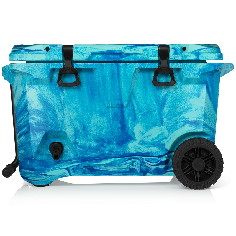 BrüTank 55-Quart Rolling Cooler | Ocean Swirl