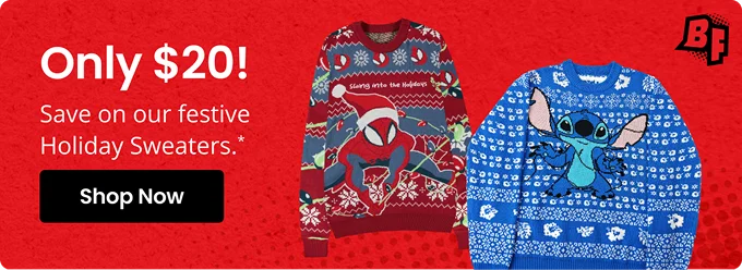 Only $20! | Save on our festive Holiday Sweaters.* | Shop Now